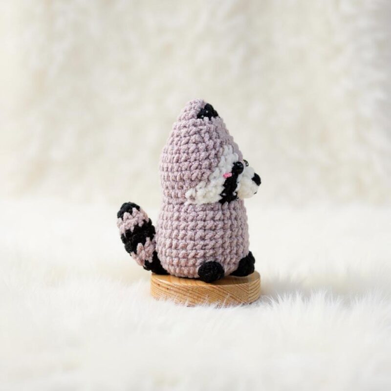 Raccoon Amigurumi Crochet Pattern - Low-Sew - DIY Stuffed Animal Toy - Instant Download PDF - Image 2