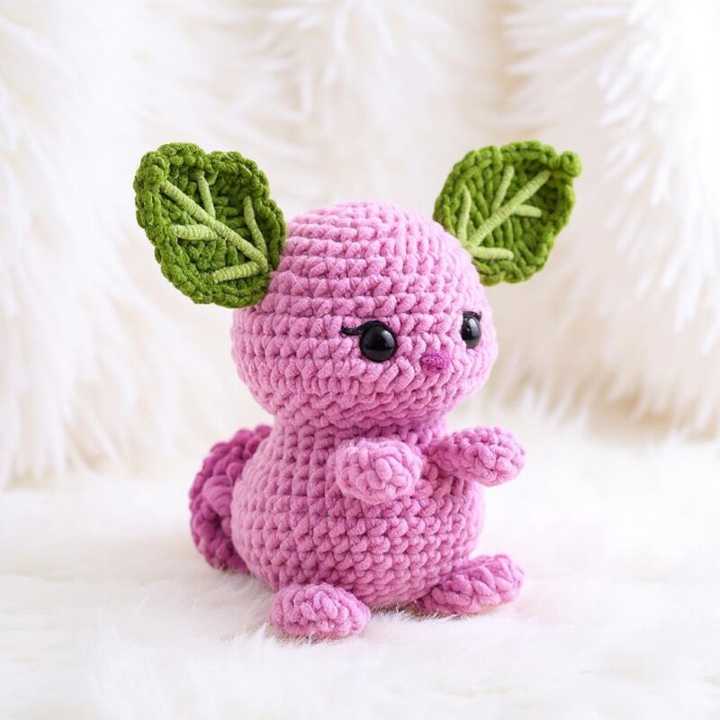 Radish Bunny Amigurumi Crochet Pattern - Adorable DIY Stuffed Animal Toy - Instant Download PDF