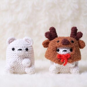 ReinBear Amigurumi Crochet Pattern - Adorable DIY Stuffed Animal Toy - Instant Download PDF