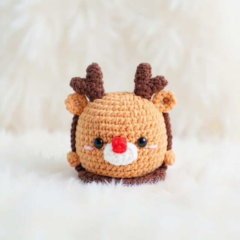 Swinging Reindeer Amigurumi Crochet Pattern - Adorable DIY Car Hanging Ornament - Instant Download PDF - Image 3
