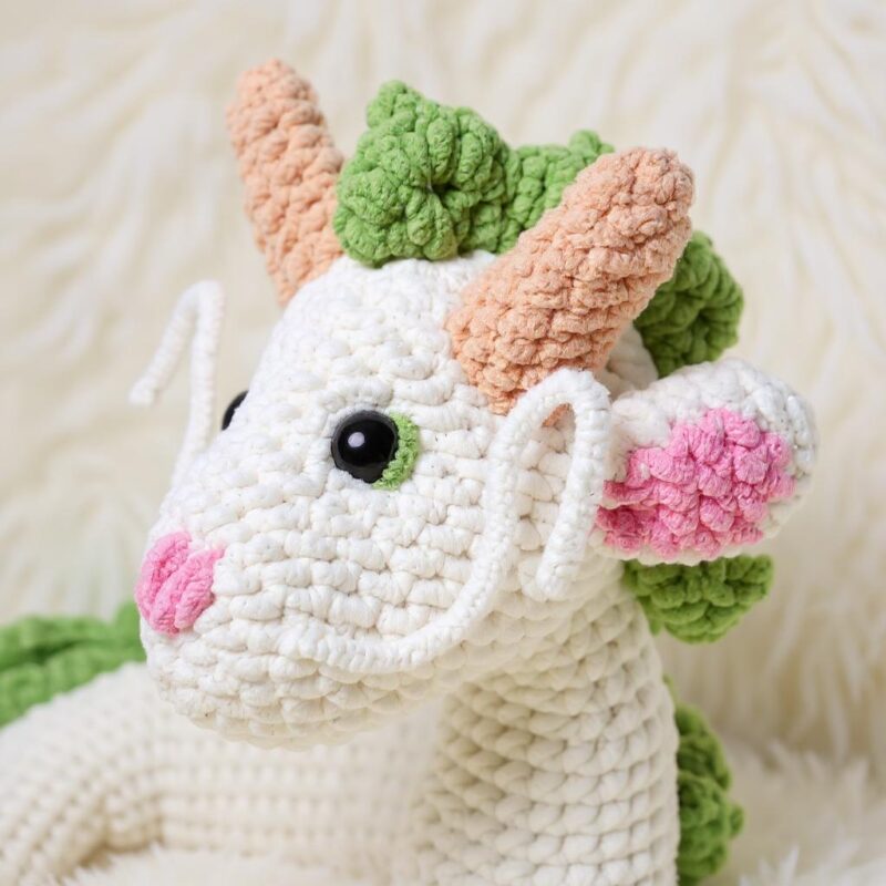 River Dragon Amigurumi Crochet Pattern - Adorable DIY Stuffed Animal Toy - Instant Download PDF - Image 4