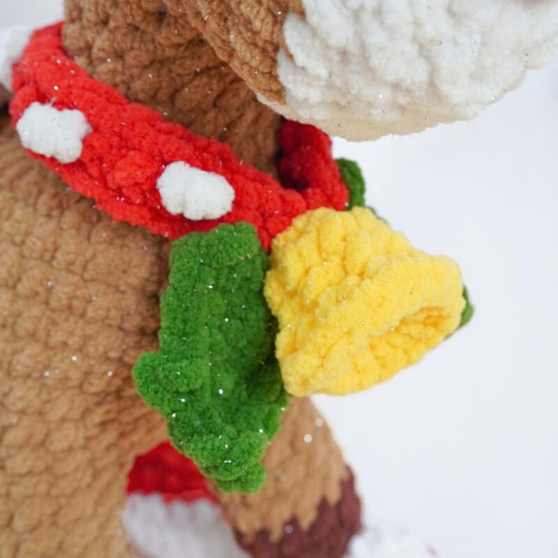 Rocking Reindeer Amigurumi Crochet Pattern - Low-Sew - DIY Stuffed Animal Toy - Instant Download PDF - Image 5