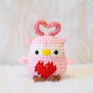 Owl Amigurumi Crochet Pattern - Romantic DIY Stuffed Animal Toy - Instant Download PDF