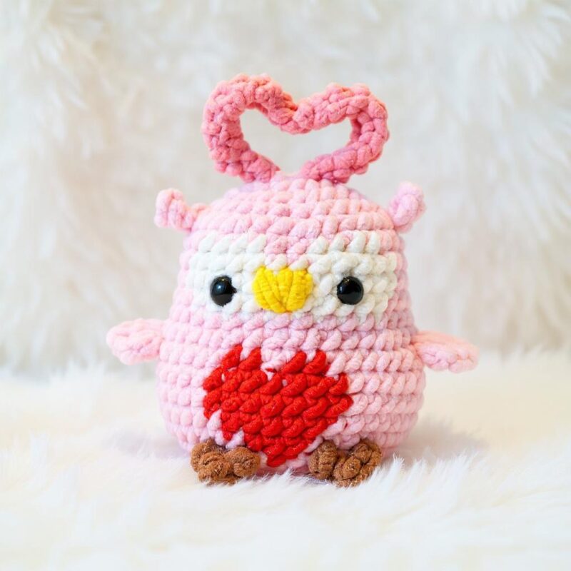 Owl Amigurumi Crochet Pattern - Romantic DIY Stuffed Animal Toy - Instant Download PDF - Image 2