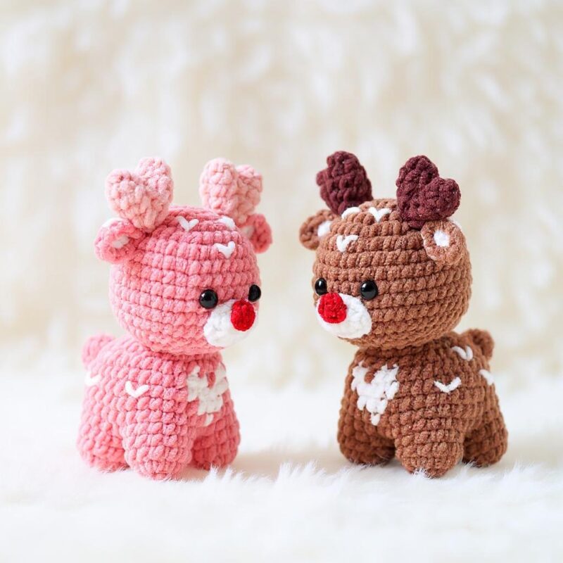 Reindeer Amigurumi Crochet Pattern - Charming DIY Stuffed Animal Toy - Instant Download PDF - Image 3