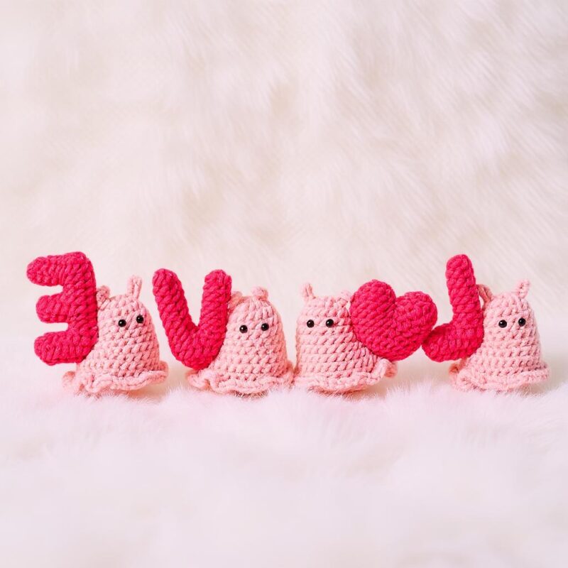 Romantic Treat Snails Amigurumi Crochet Pattern Bundle - Adorable DIY Stuffed Animal Toys - Instant Download PDF - Image 2