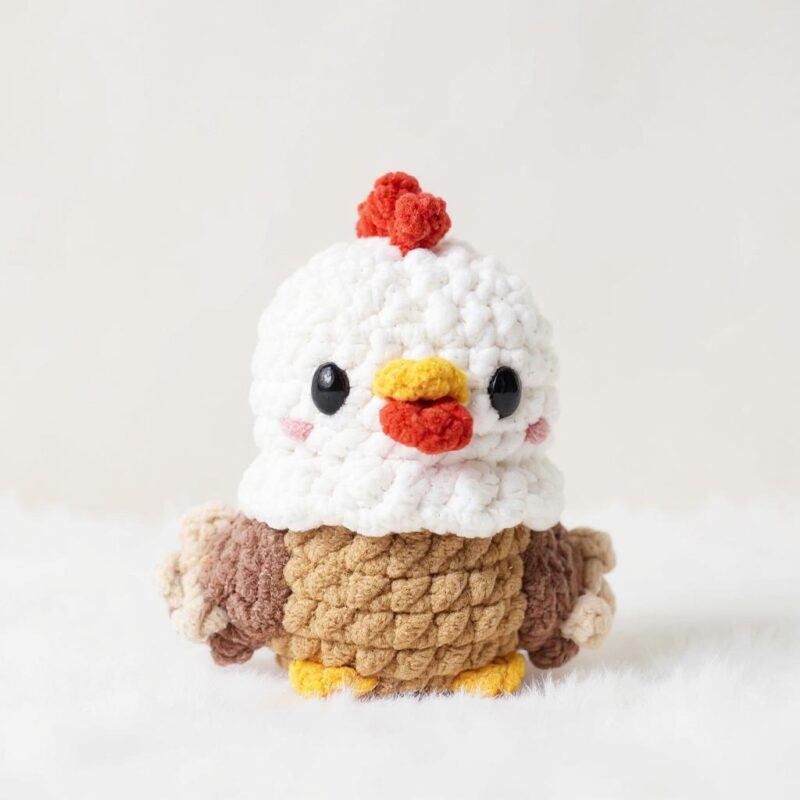 Rooster Amigurumi Crochet Pattern - Charming DIY Stuffed Animal Toy - Instant Download PDF