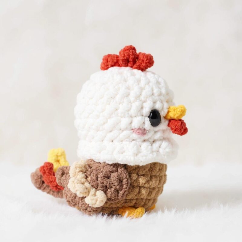 Rooster Amigurumi Crochet Pattern - Charming DIY Stuffed Animal Toy - Instant Download PDF - Image 3