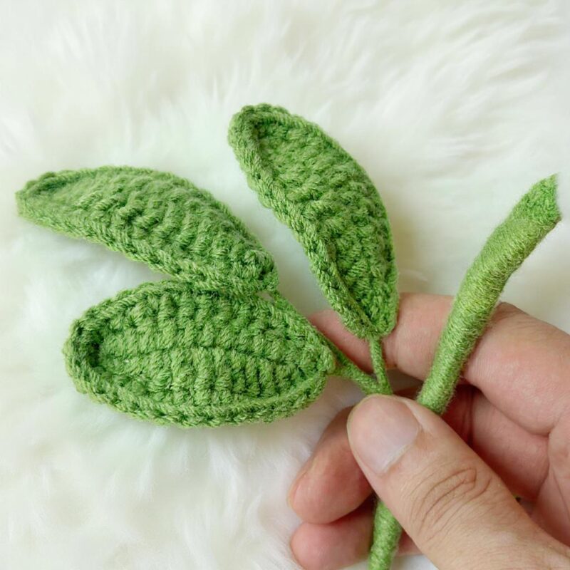Rose Bouquet Amigurumi Crochet Pattern - Beautiful DIY Flower Decor - Instant Download PDF - Image 4