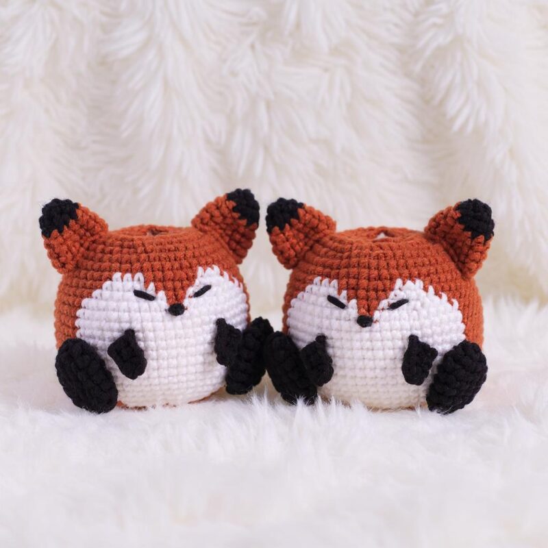 Rose Fox in a Pot Amigurumi Crochet Pattern - Adorable DIY Stuffed Animal Toy - Instant Download PDF - Image 3
