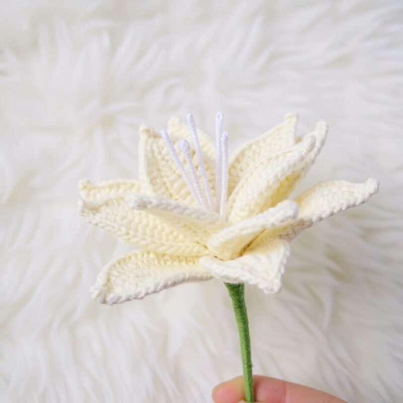 Rose & Lily Flowers Amigurumi Crochet Pattern - Beautiful DIY Flower Bouquet - Instant Download PDF - Image 2
