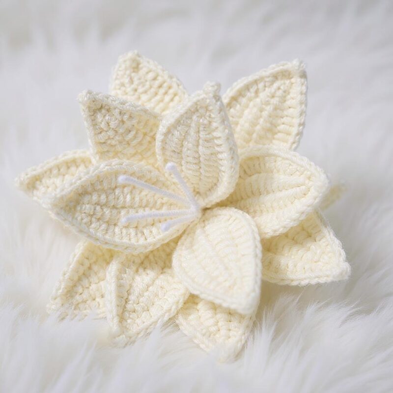 Rose & Lily Flowers Amigurumi Crochet Pattern - Beautiful DIY Flower Bouquet - Instant Download PDF - Image 3