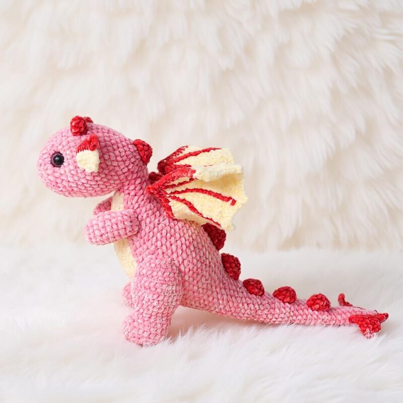 Rosie the Dragon Amigurumi Crochet Pattern - Adorable DIY Stuffed Animal Toy - Instant Download PDF - Image 2