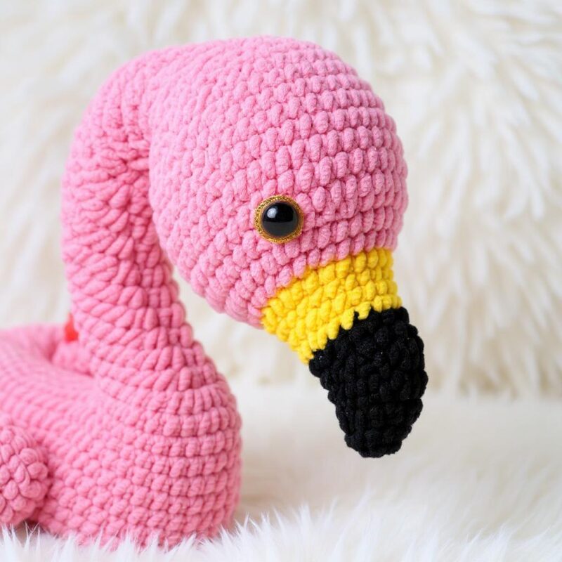 Rosie the Flamingo Amigurumi Crochet Pattern - Adorable DIY Stuffed Animal Toy - Instant Download PDF - Image 3