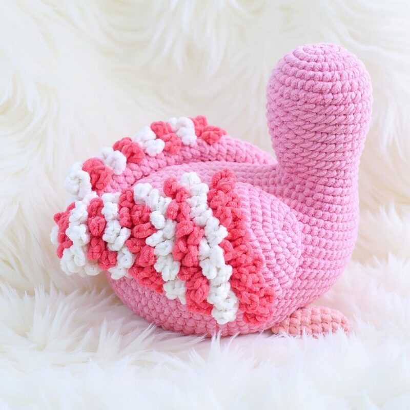 Rosie the Flamingo Amigurumi Crochet Pattern - Adorable DIY Stuffed Animal Toy - Instant Download PDF - Image 5