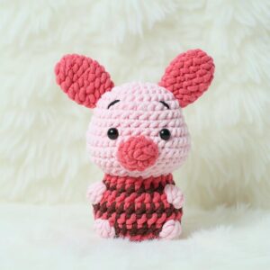 Rosy Piglet Amigurumi Crochet Pattern - Adorable DIY Stuffed Animal Toy - Instant Download PDF