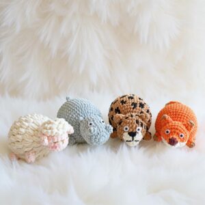 Round Belly Bear Amigurumi Crochet Pattern - Adorable DIY Stuffed Animal Toy - Instant Download PDF