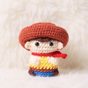 Cowboy Doll Amigurumi Crochet Pattern - Adorable DIY Stuffed Animal Toy - Instant Download PDF