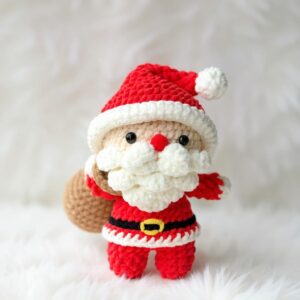 Santa Claus Amigurumi Crochet Pattern - Jolly DIY Stuffed Toy - Instant Download PDF