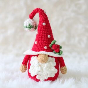 Santa Gnomes Amigurumi Crochet Pattern - Adorable DIY Holiday Toy - Instant Download PDF