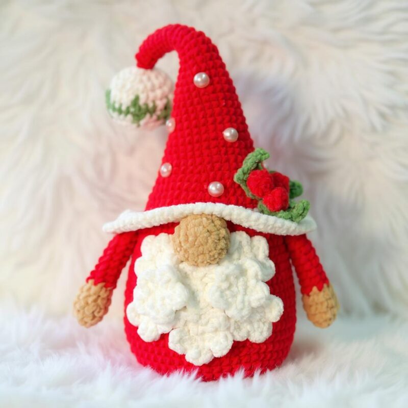 Santa Gnomes Amigurumi Crochet Pattern - Adorable DIY Holiday Toy - Instant Download PDF - Image 2