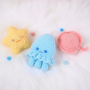 Sea Buddies Amigurumi Crochet Pattern Bundle - Adorable DIY Stuffed Ocean Animals - Instant Download PDF