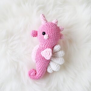 Seahorse Amigurumi Crochet Pattern - Enchanting DIY Stuffed Animal Toy - Instant Download PDF