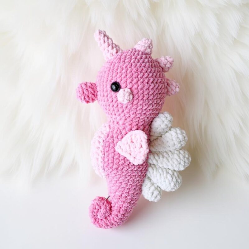 Seahorse Amigurumi Crochet Pattern - Enchanting DIY Stuffed Animal Toy - Instant Download PDF - Image 2
