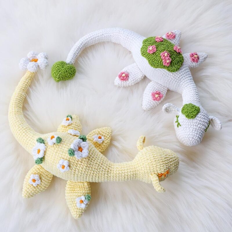 Plesiosaur Amigurumi Crochet Pattern Bundle - Adorable DIY Stuffed Animal Toy - Instant Download PDF