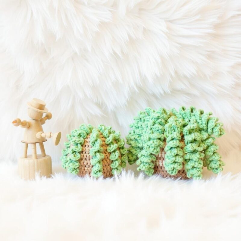 Sedum Burrito Amigurumi Crochet Pattern - Charming DIY Hanging Plant Decor - Instant Download PDF - Image 2