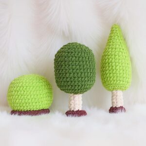 Houseplant Trio Amigurumi Crochet Pattern - Charming DIY Potted Plants - Instant Download PDF