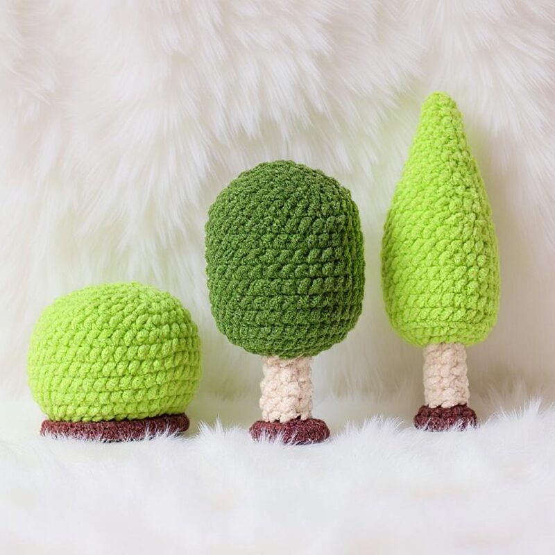 Houseplant Trio Amigurumi Crochet Pattern - Charming DIY Potted Plants - Instant Download PDF - Image 2