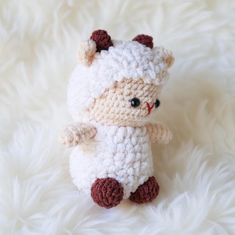 Sheep Amigurumi Crochet Pattern - Adorable DIY Stuffed Animal Toy - Instant Download PDF - Image 4