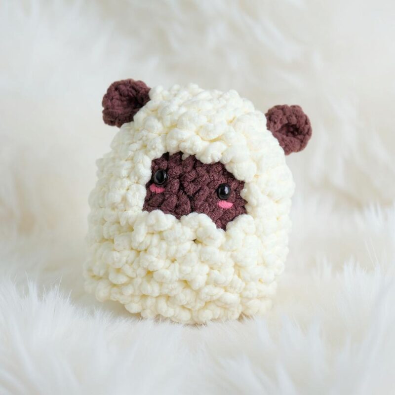 Marshmallow Sheep Amigurumi Crochet Pattern - Adorable DIY Stuffed Animal Toy - Instant Download PDF