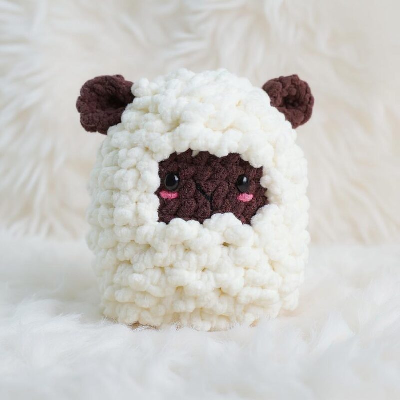 Marshmallow Sheep Amigurumi Crochet Pattern - Adorable DIY Stuffed Animal Toy - Instant Download PDF - Image 2