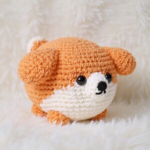 Shiba Puppy Amigurumi Crochet Pattern - Adorable DIY Stuffed Animal Toy - Instant Download PDF