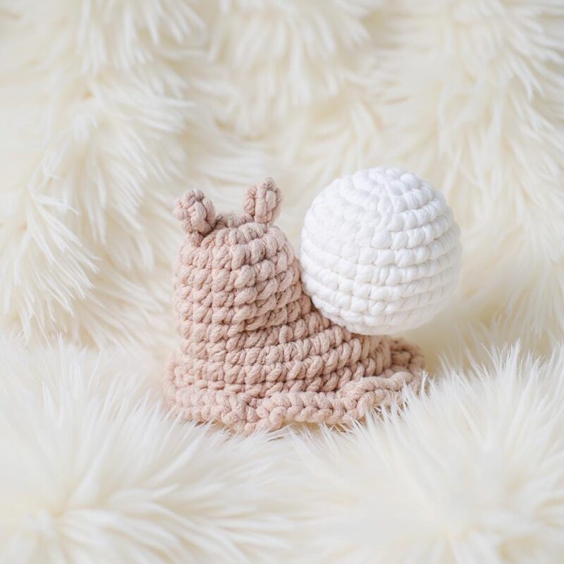 Skull Snail Amigurumi Crochet Pattern - Spooky Cute - DIY Stuffed Animal Toy - Instant Download PDF - Image 3