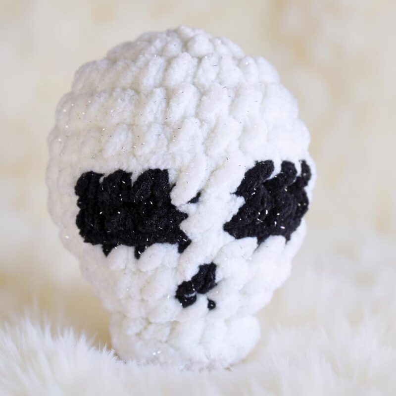 Skull Snail Amigurumi Crochet Pattern - Spooky Cute - DIY Stuffed Animal Toy - Instant Download PDF - Image 4