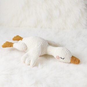Sleeping Goose Amigurumi Crochet Pattern - Adorable DIY Stuffed Animal Toy - Instant Download PDF