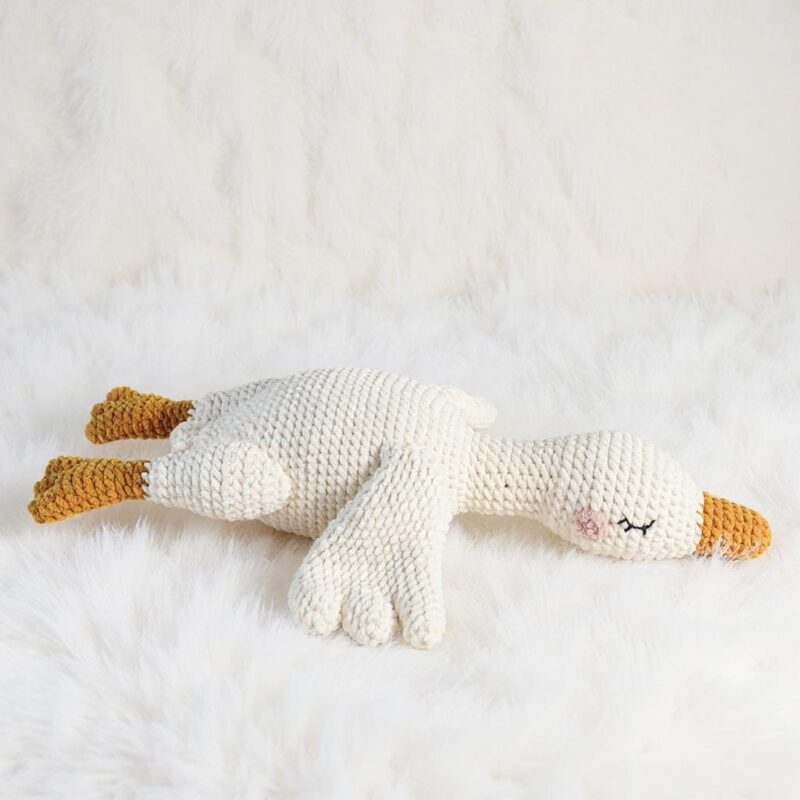 Sleeping Goose Amigurumi Crochet Pattern - Adorable DIY Stuffed Animal Toy - Instant Download PDF - Image 3