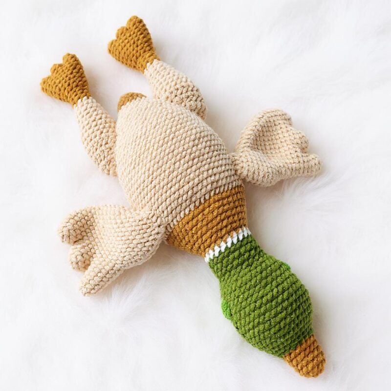 Sleeping Mallard Duck Amigurumi Crochet Pattern - Adorable DIY Stuffed Animal Toy - Instant Download PDF - Image 3