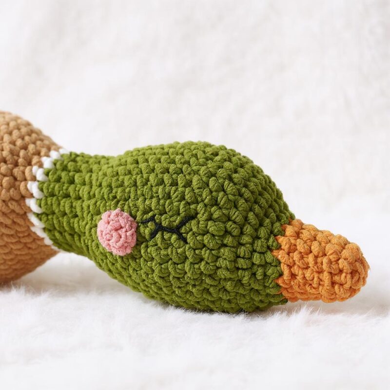 Sleeping Mallard Duck Amigurumi Crochet Pattern - Adorable DIY Stuffed Animal Toy - Instant Download PDF - Image 4