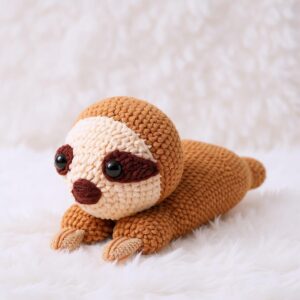Sloth Amigurumi Crochet Pattern - Adorable DIY Stuffed Animal Toy - Instant Download PDF