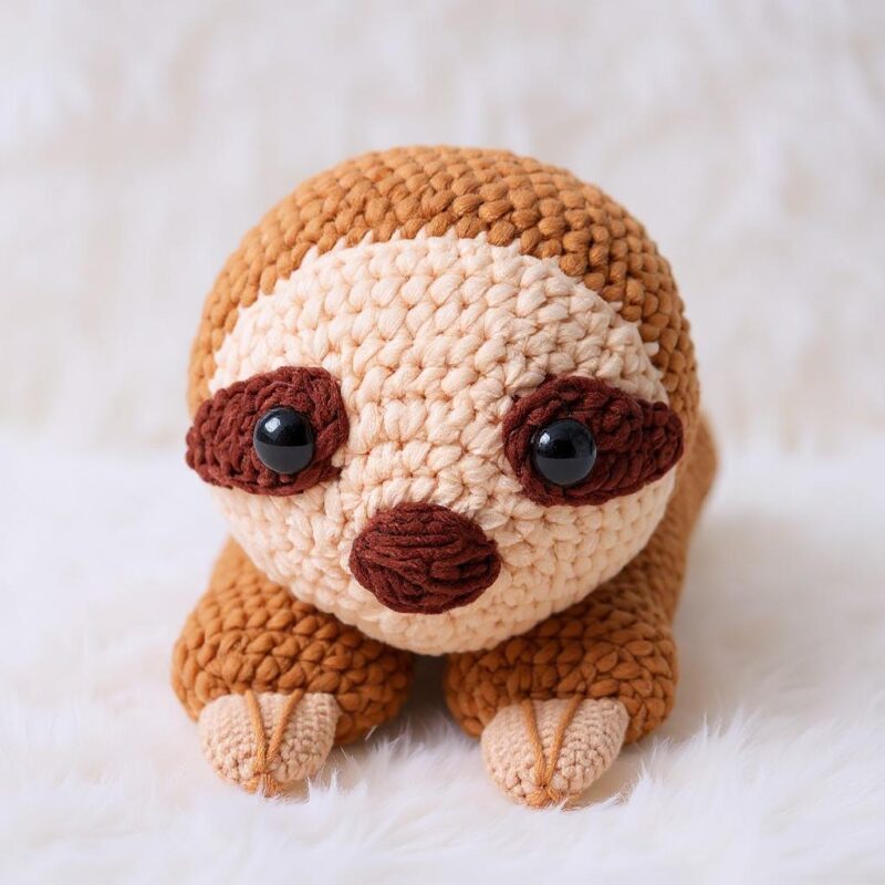 Sloth Amigurumi Crochet Pattern - Adorable DIY Stuffed Animal Toy - Instant Download PDF - Image 3