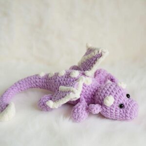 Fairy Dragon Amigurumi Crochet Pattern - Magical DIY Stuffed Animal Toy - Instant Download PDF