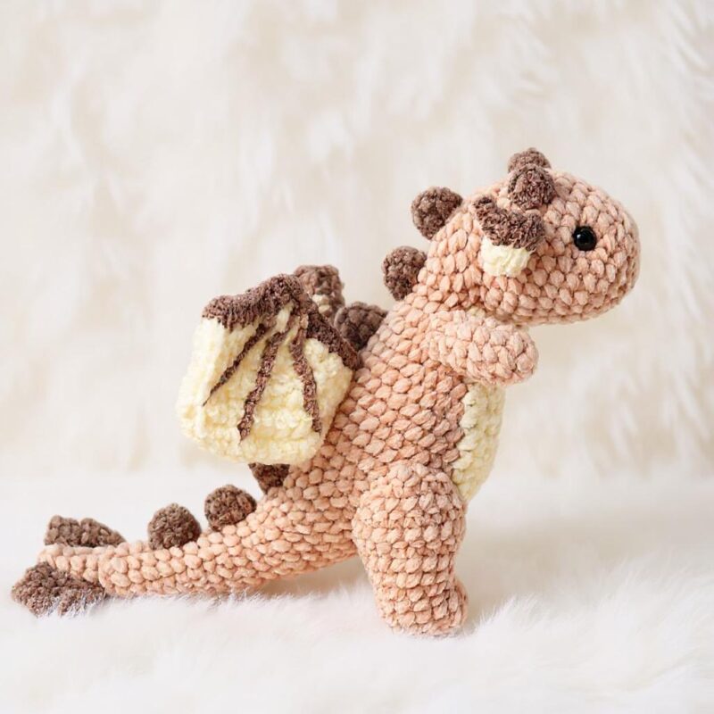 Rosie the Dragon Amigurumi Crochet Pattern - Adorable DIY Stuffed Animal Toy - Instant Download PDF - Image 3