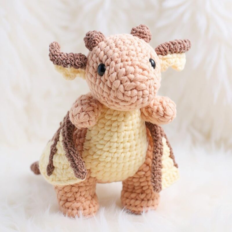 Rosie the Dragon Amigurumi Crochet Pattern - Adorable DIY Stuffed Animal Toy - Instant Download PDF - Image 7