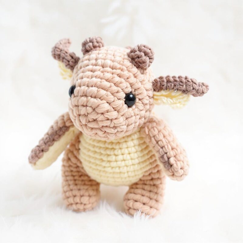 Rosie the Dragon Amigurumi Crochet Pattern - Adorable DIY Stuffed Animal Toy - Instant Download PDF - Image 8