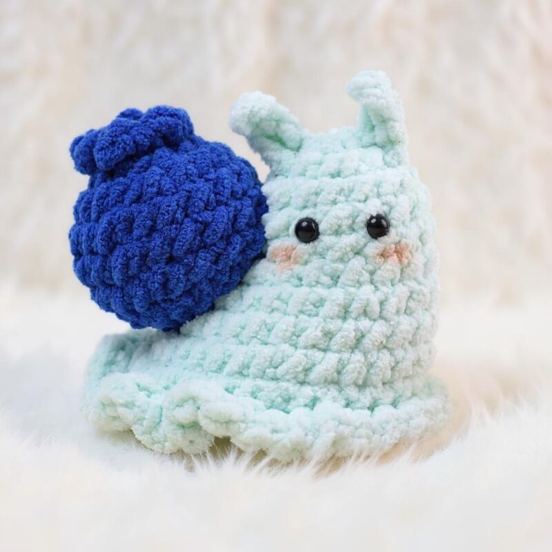Snail Fruitsies Amigurumi Crochet Pattern - No-Sew - DIY Stuffed Animal Toy - Instant Download PDF - Image 2