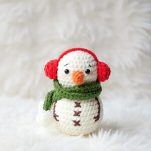 Snowman Amigurumi Crochet Pattern - Adorable DIY Stuffed Toy - Instant Download PDF